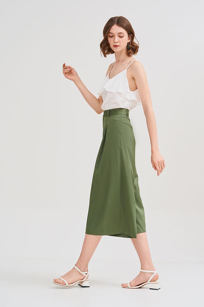 Quần cullote xếp 2 li basic ss1901