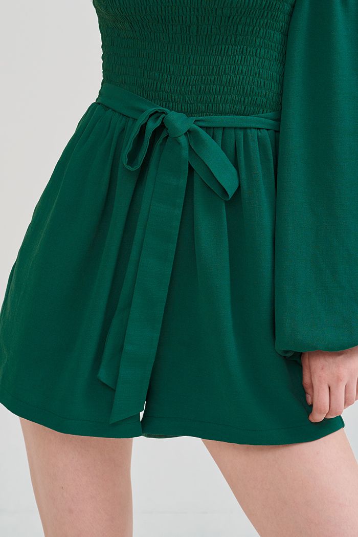 Jumpsuit chạy moking thân trên kèm 2 tay