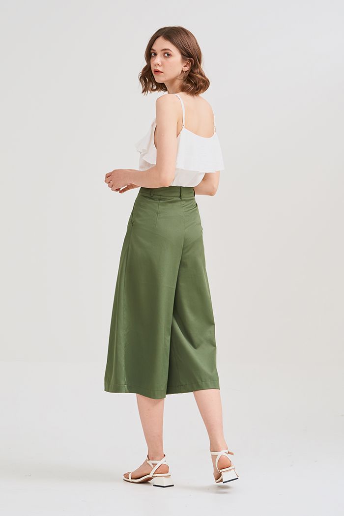 Quần cullote xếp 2 li basic ss1901