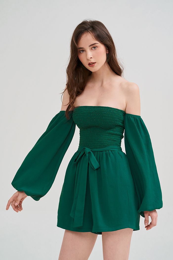 Jumpsuit chạy moking thân trên kèm 2 tay