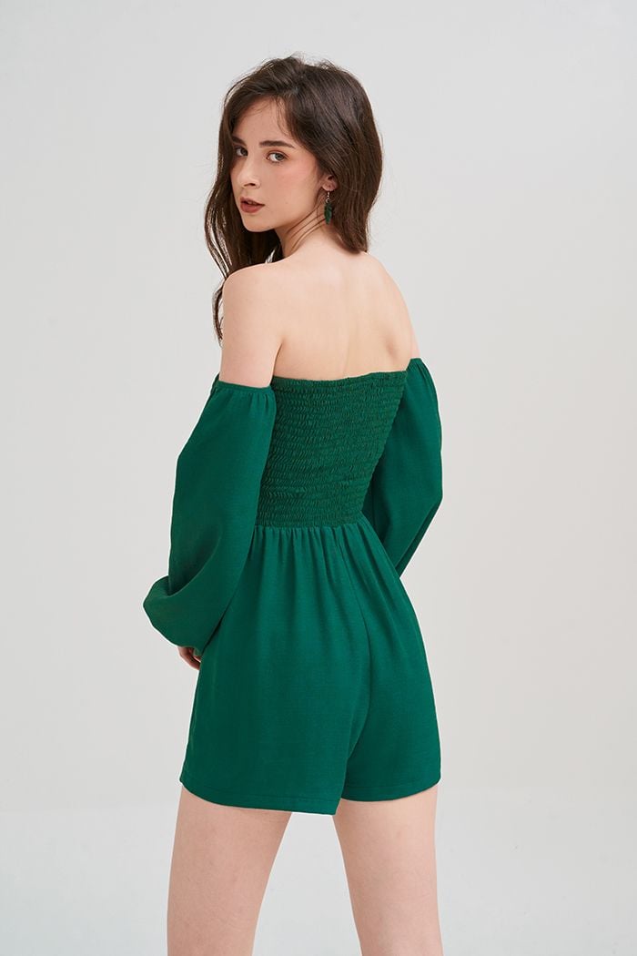 Jumpsuit chạy moking thân trên kèm 2 tay