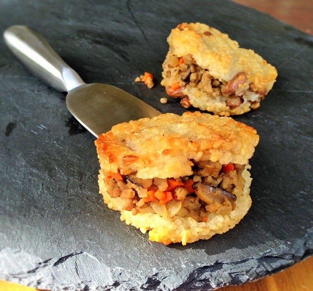 xôi chiên nhân thịt Kebab Torki