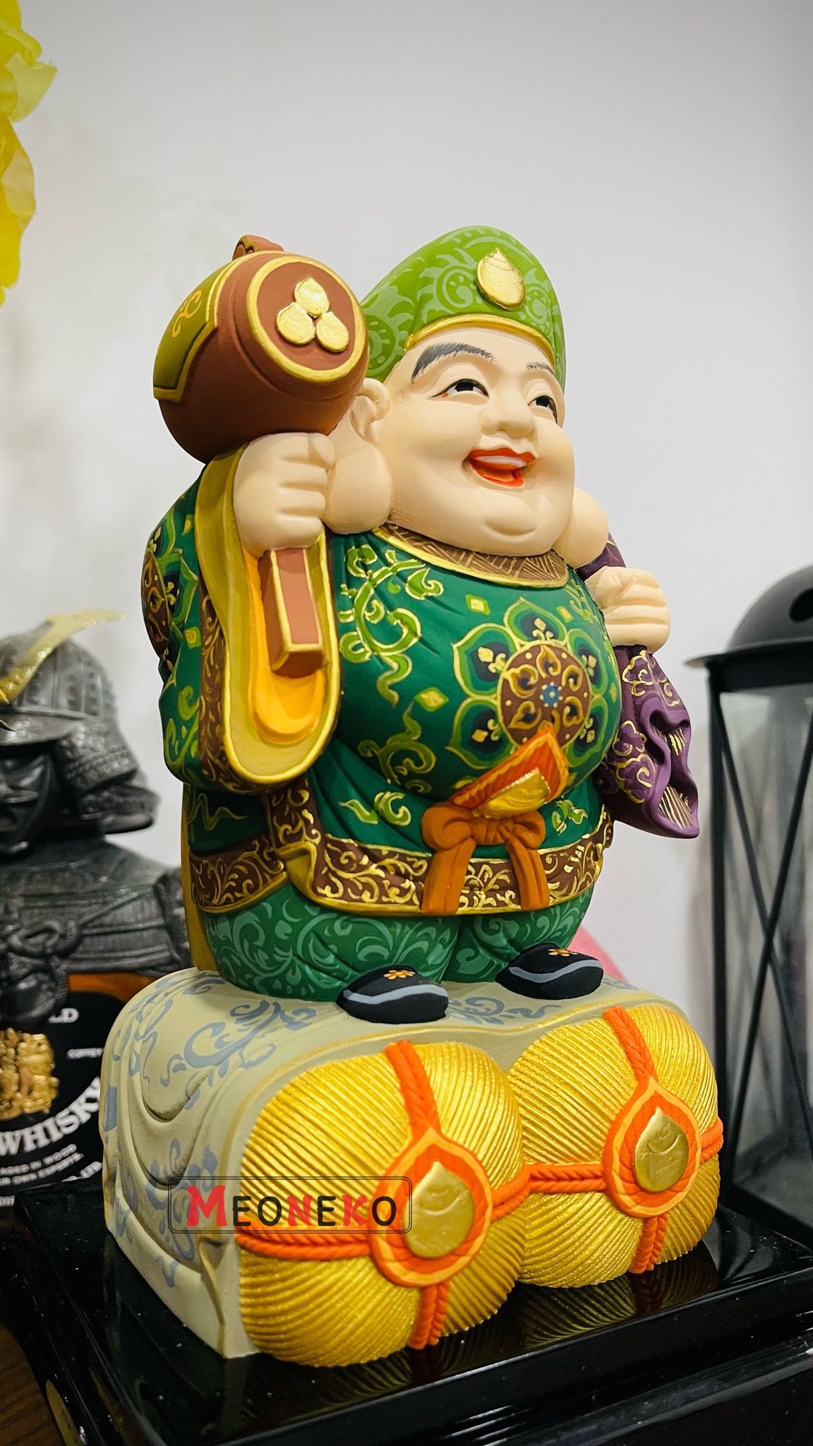  DAIKOKUTEN - bản màu  28cm (áo hoa xanh lá) 