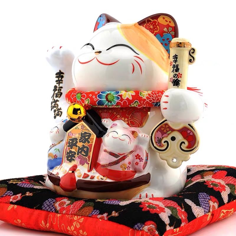 Mèo An gia vẫy tay 19cm