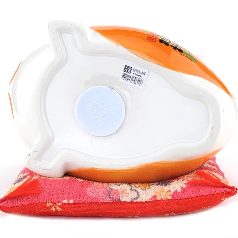 mèo ú cưỡi cá chép 23cm