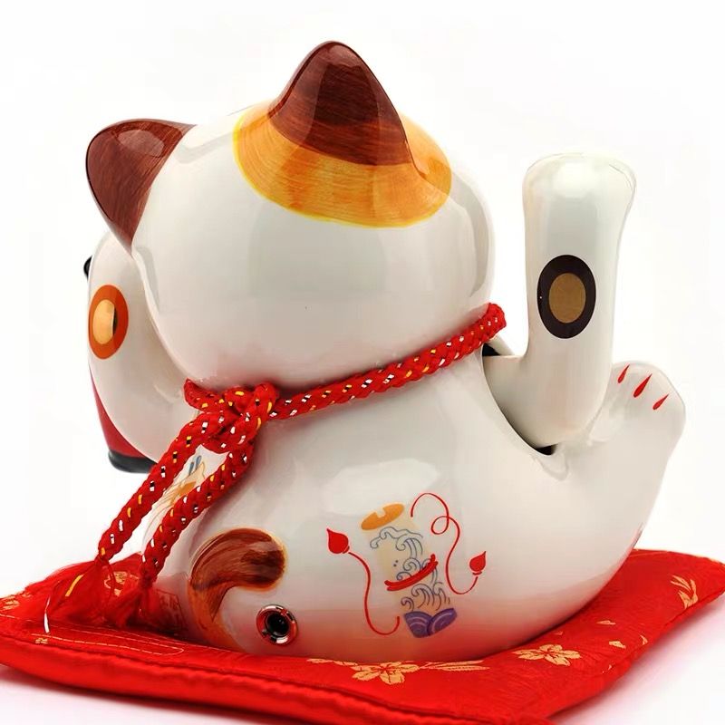 Mèo vẫy tay ngũ phúc lâm môn 19cm