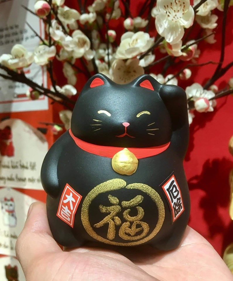Mèo gốm đại phúc