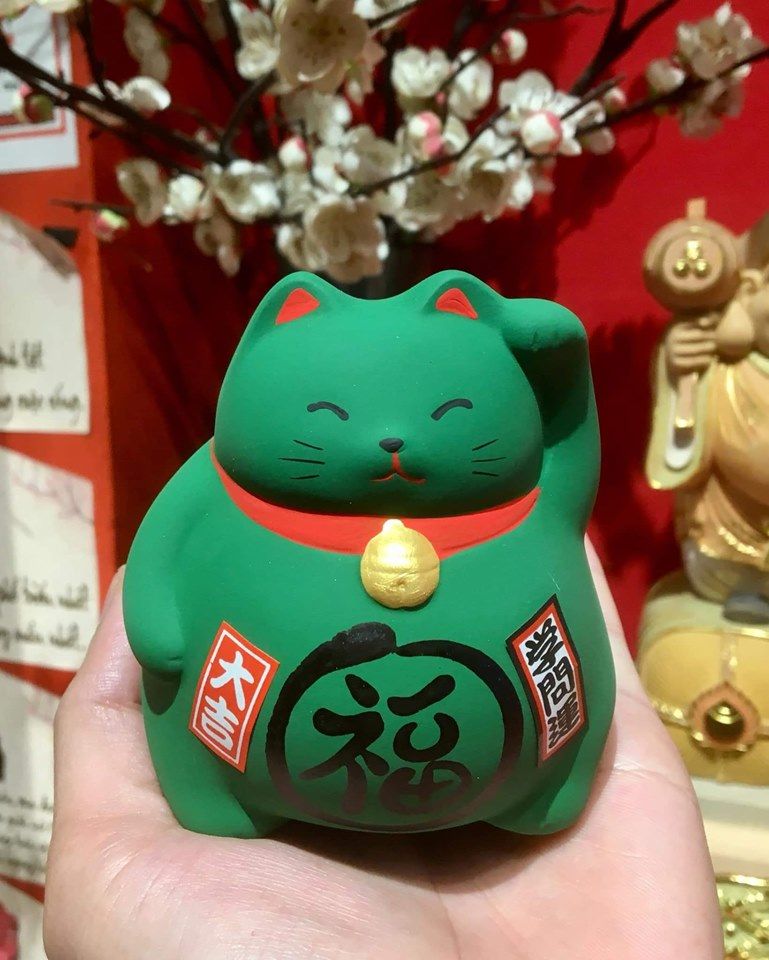 Mèo gốm đại phúc