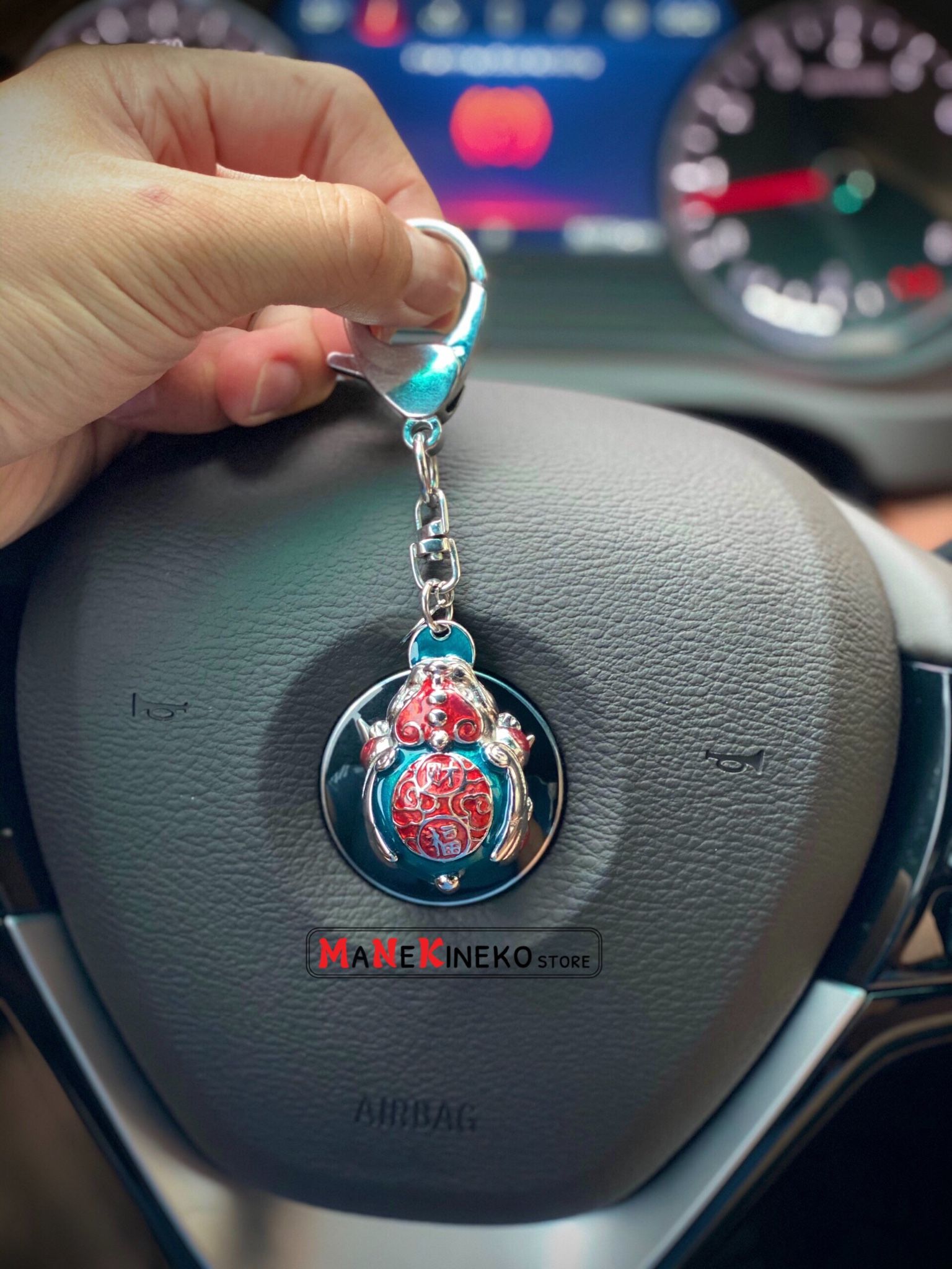 Móc khoá ông cóc tài lộc