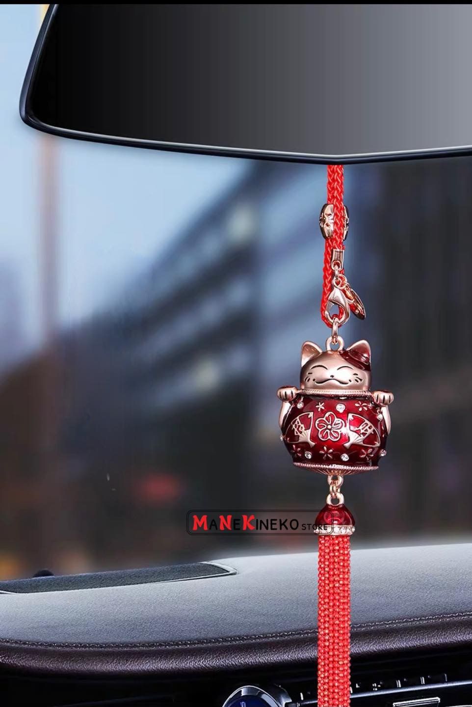 Móc treo oto mèo thần tài 2020