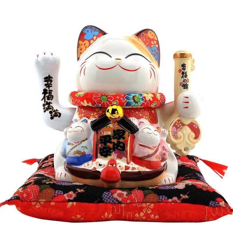 Mèo An gia vẫy tay 19cm