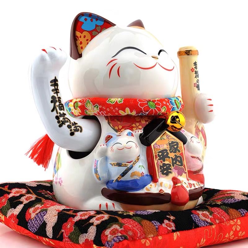 Mèo An gia vẫy tay 19cm
