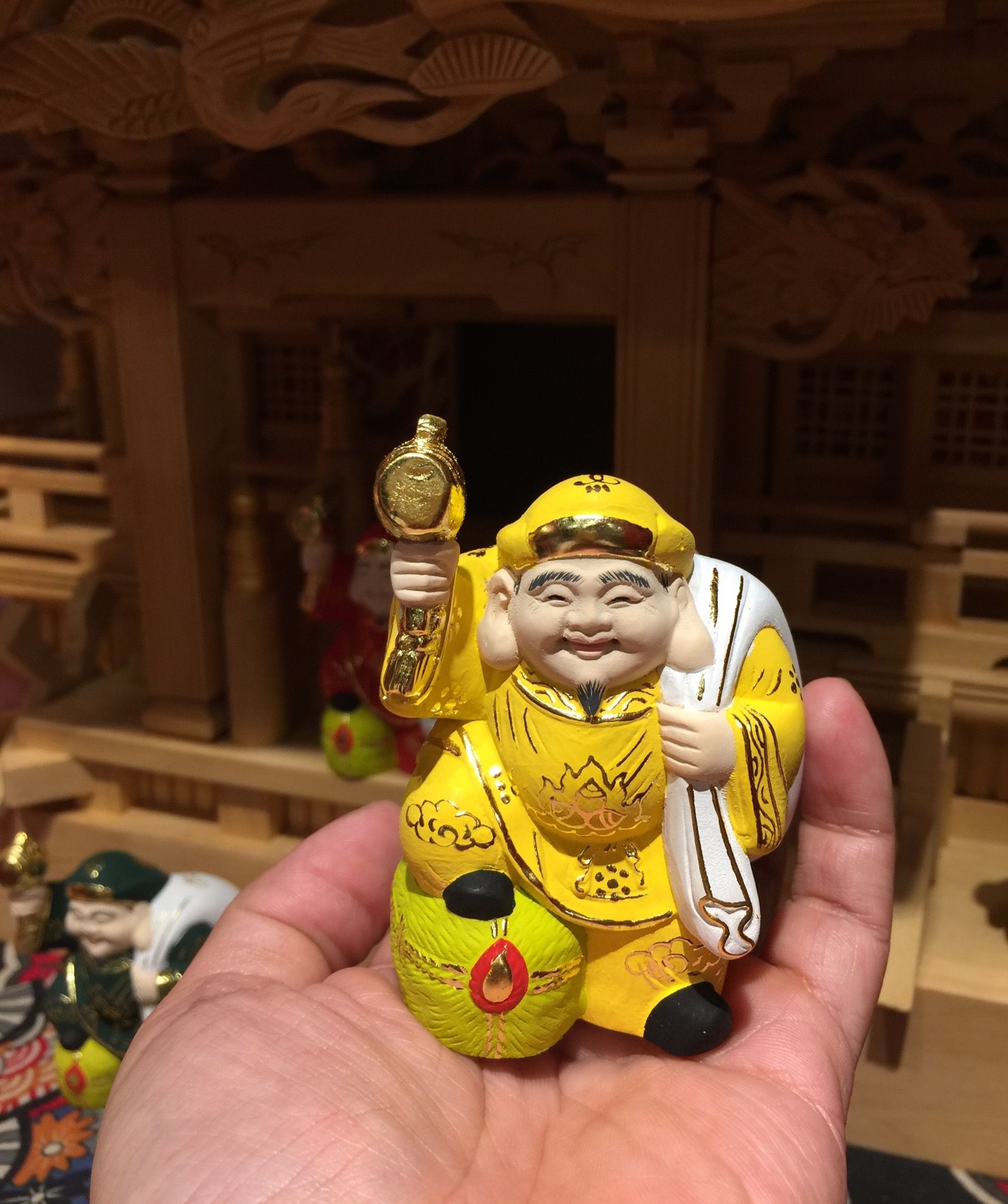 Ngài thần tài Daikokuten size 9cm