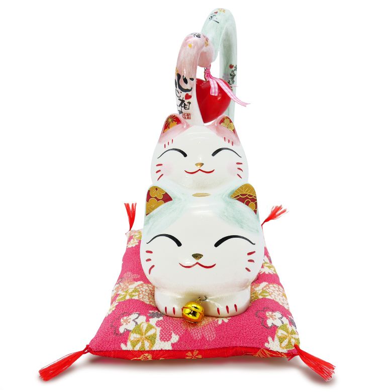 Mèo đôi đuôi trái tim 26cm