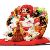  Thuyền ngũ phúc Daruma 24cm 