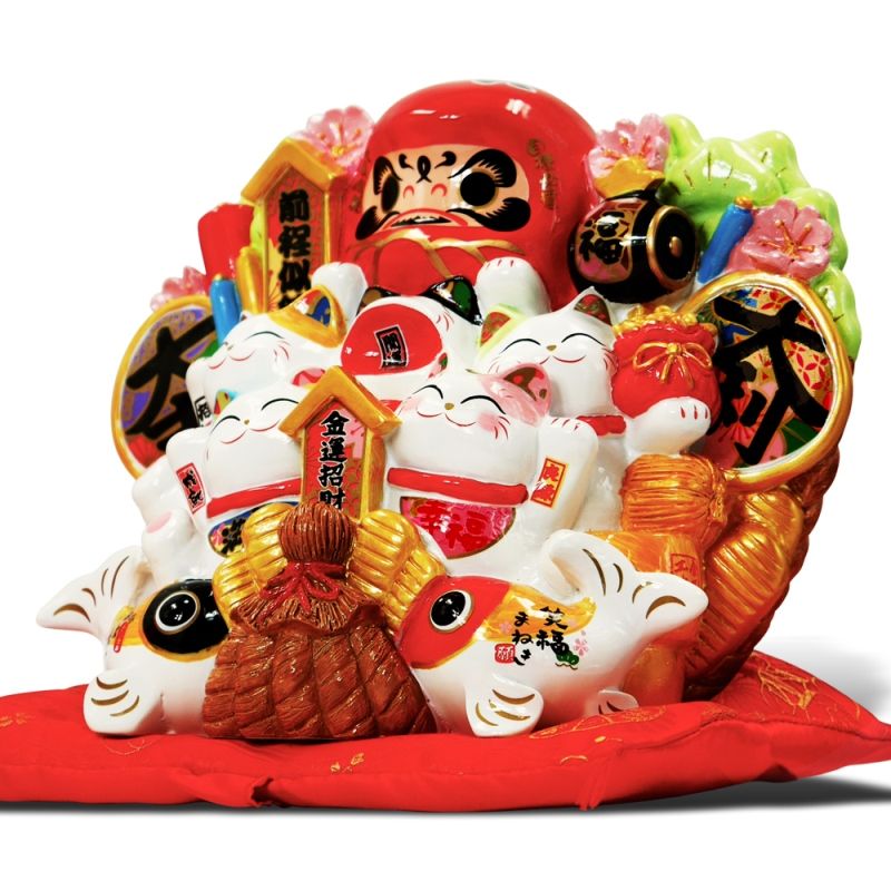  Thuyền ngũ phúc Daruma 24cm 