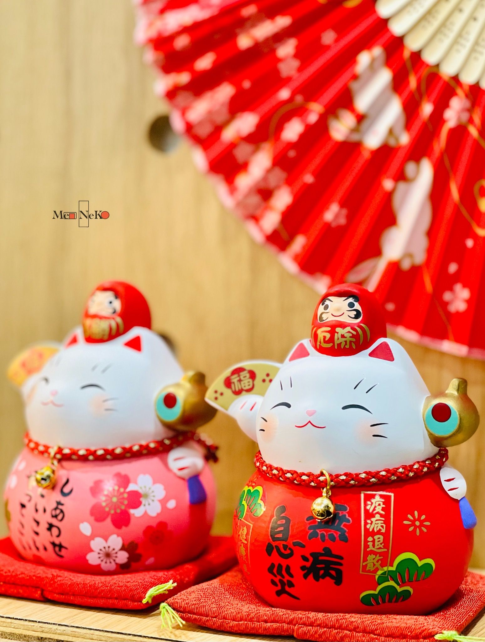  Neko Yakushigama daruma anh đào 