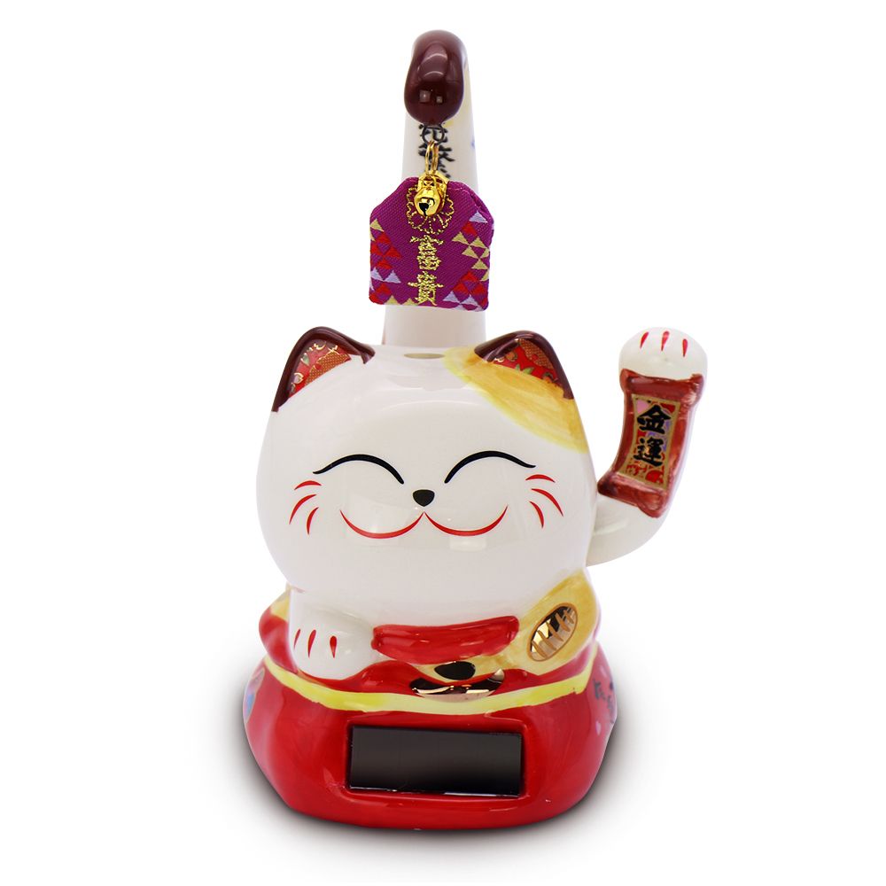 Mèo đuôi dài vẫy tay năng lượng