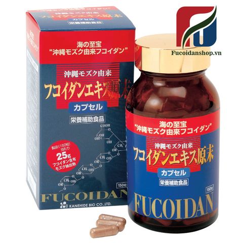 TẢO FUCOIDAN ĐỎ 150 VIÊN KANEHIDE BIO NHẬT BẢN