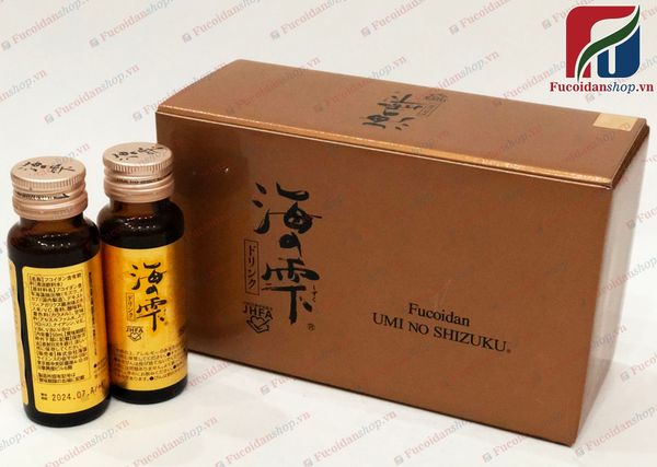 Fucoidan vàng Umi No Shizuku dạng nước nội địa Nhật Bản