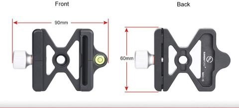 Sunwayfoto MAC-15 60mm Clamp Compatible with Arca/RRS/Manfrotto QR Plates