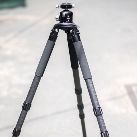 Carbon Fiber Tripod-LT364C-Small Size RT90C Professional Heavy Duty Tripods Stable Compact Stand with 75mm Bowl Adapter for Video Camera Bird Photography DSLR 36mm Tube 77.2lb/35kg Load