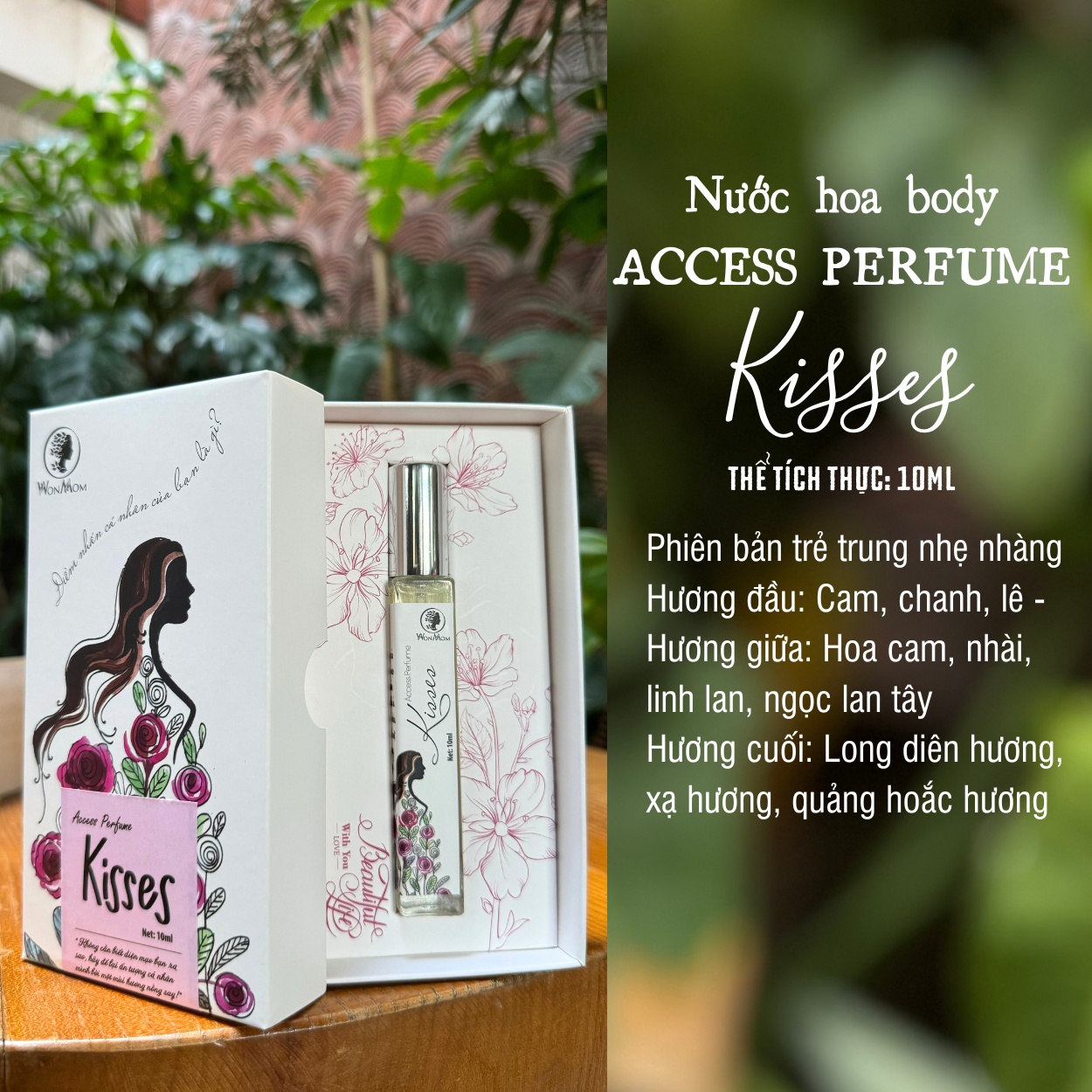 Nước hoa toàn thân Access perfume - Kisses