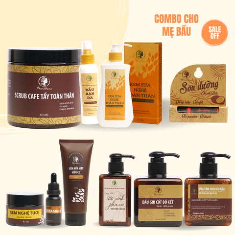  [Sale off] Combo mỹ phẩm hữu cơ cho bầu Wonmom 