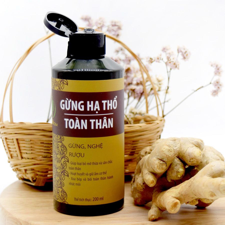 Gừng hạ thổ toàn thân thảo dược