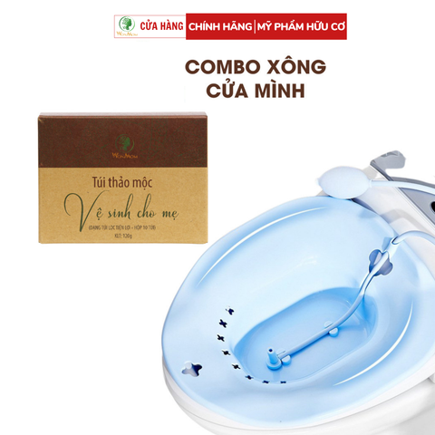  Combo thảo mộc và chậu xông vùng kín 