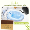 Combo thảo mộc và chậu xông vùng kín