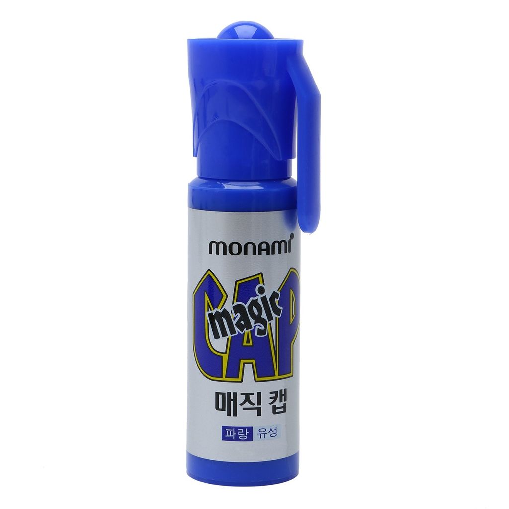 Bút Lông Dầu Monami Magic Cap - Xanh