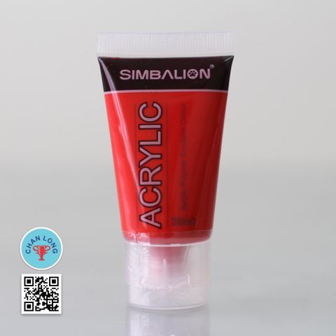 Màu Acrylic Simbalion NAC30-29 (Brilliant Red)