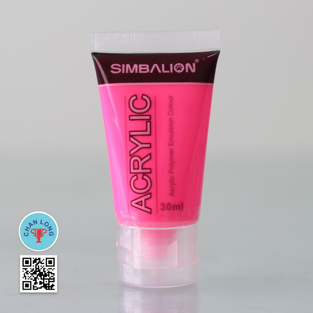 Màu Acrylic Simbalion NAC30-201 (Fluorescent Pink)