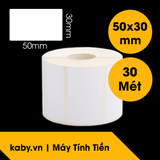 giấy in tem trà sữa 50x30