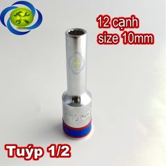 (ĐỦ SIZE) Tuýp  1/2 KINGTONY 4230 loại 12 cạnh màu trắng dài 77mm