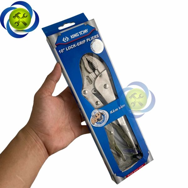 Kìm bấm chết mũi cong 10 inch Kingtony 6011-10N2