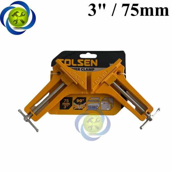 Kẹp góc vuông công nghiệp Tolsen 10218 loại 3 inch (75mm)