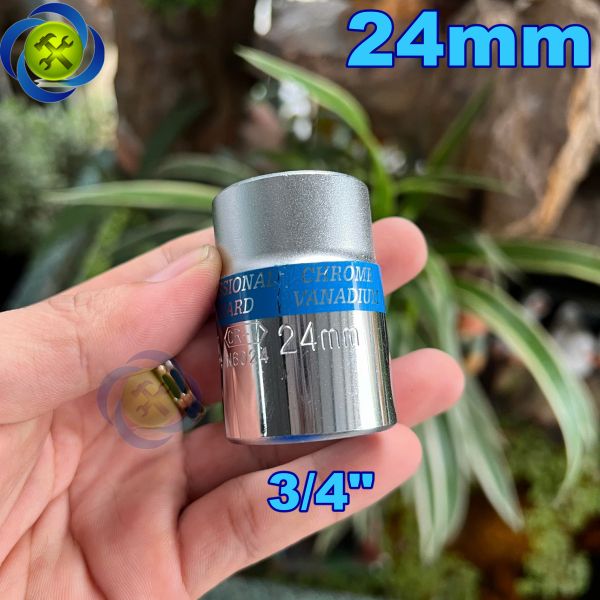 Tuýp 24mm loại 3/4 ngắn màu trắng 6 cạnh Licota N6024