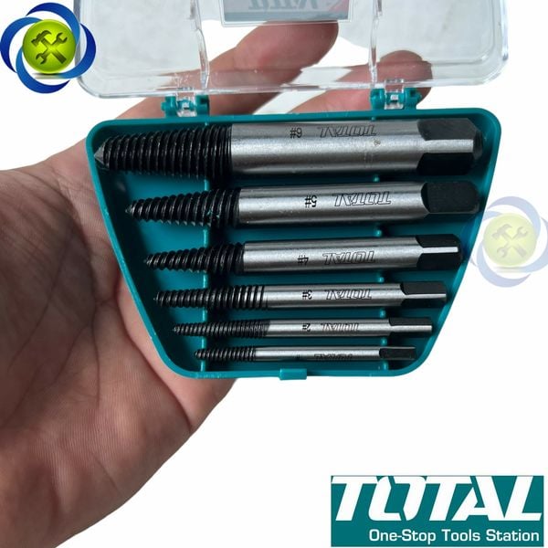 Bộ mũi taro lấy ốc gãy 6 chi tiết Total TACSE0061 (3-25mm)