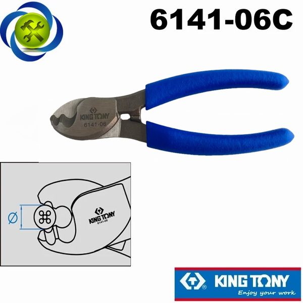 Kìm cắt cáp điện Kingtony 6141-06C dài 150mm