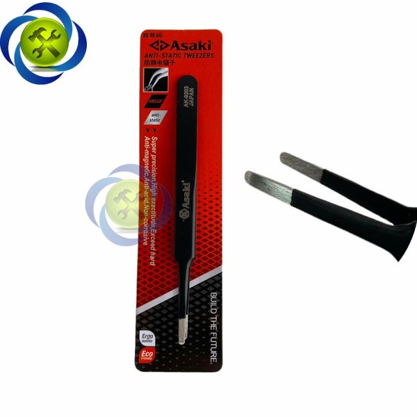Nhíp gắp linh kiện mũi bằng ASAKI AK-9203 dài 120mm