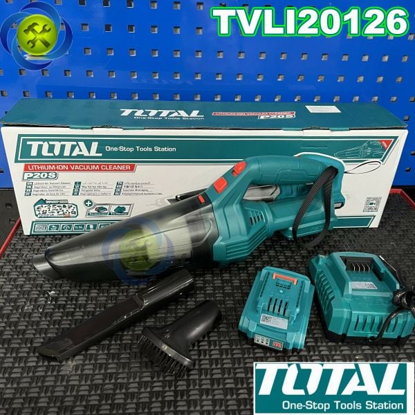 Máy hút bụi 0.5L dùng pin Lithium 20V Total TVLI20126