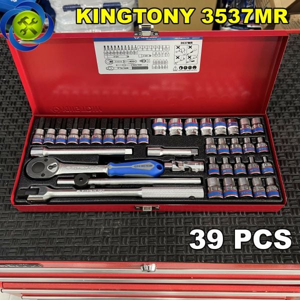 Bộ tuýp 3/8 inch có 39 chi tiết Kingtony 3537MR