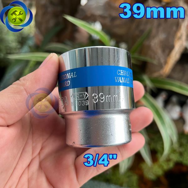 Tuýp 39mm loại 3/4 ngắn màu trắng 6 cạnh Licota N6039