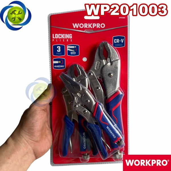 Bộ kìm bấm 3 chi tiết Workpro WP201003 có bọc nhựa