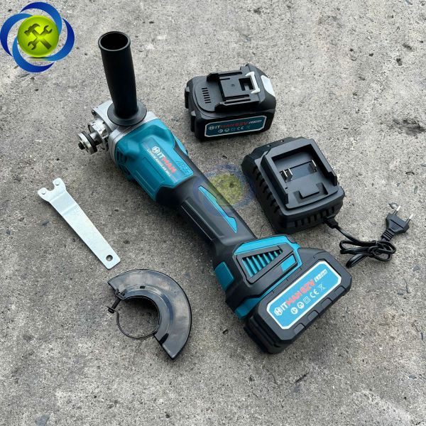 Máy mày góc dùng pin HITMAN VND-9014 không chổi than - chân pin phổ thông