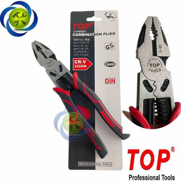 Kìm điện đa năng 6 in 1 TOP LU-KDI225 9inch/225mm