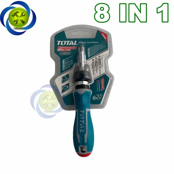 Tua vít 2 chiều đa năng 8 chi tiết TOTAL TACSD30086