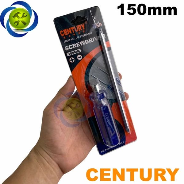 Tua vít hai đầu cán trong 6x150mm Century LU-TV2DT-150
